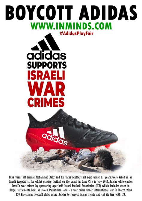 adidas steunt israel|israeli support brands.